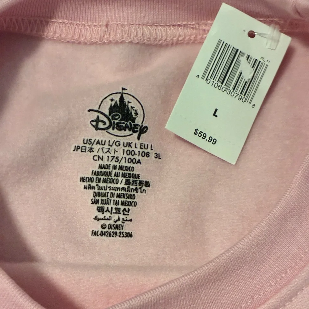 Disney Parks Walt Disney World Pink Christmas Sweatshirt - Picture 6 of 7